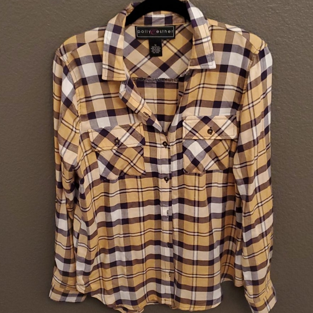 Plaid button up